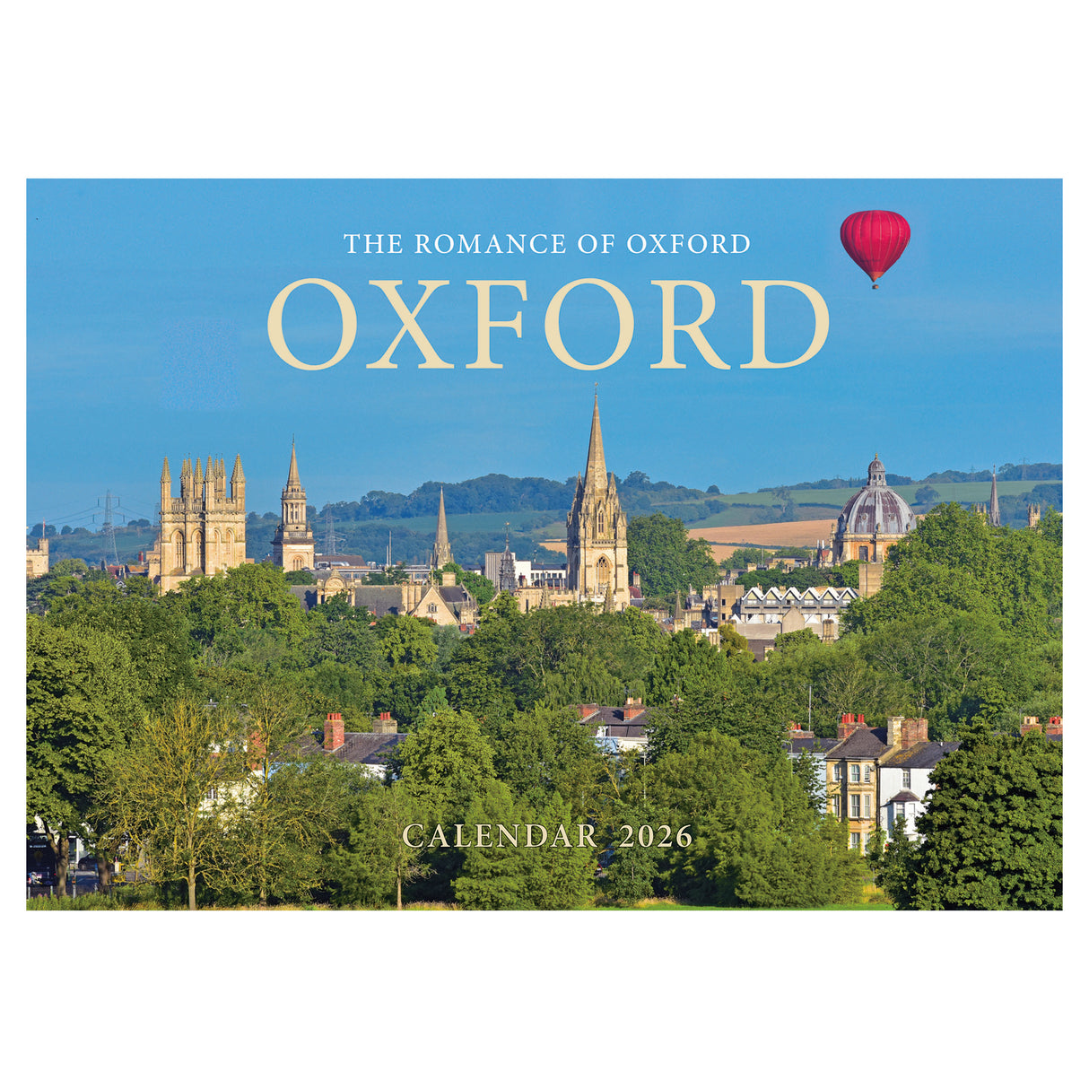 Romance of Oxford A4 Calendar 2026