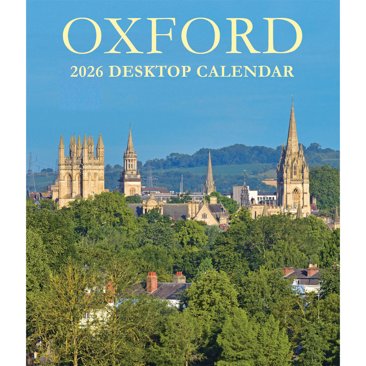 Oxford Large Desktop Calendar 2026