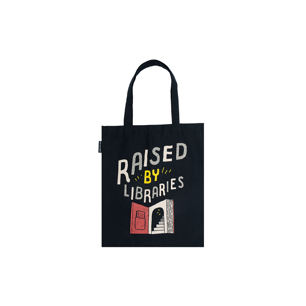 Raised by Libraries Tote Bag