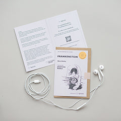 Audiobook in a Card: Frankenstein by Mary Shelley