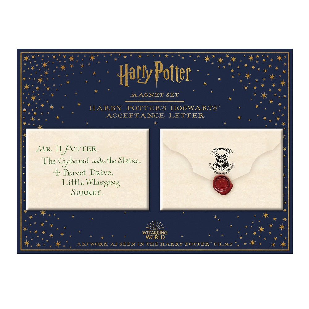 Harry Potter's 'Hogwarts Acceptance Letter' Magnet Set