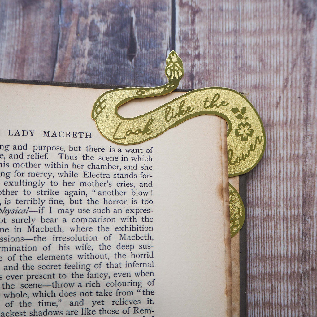 Lady Macbeth Brass Bookmark
