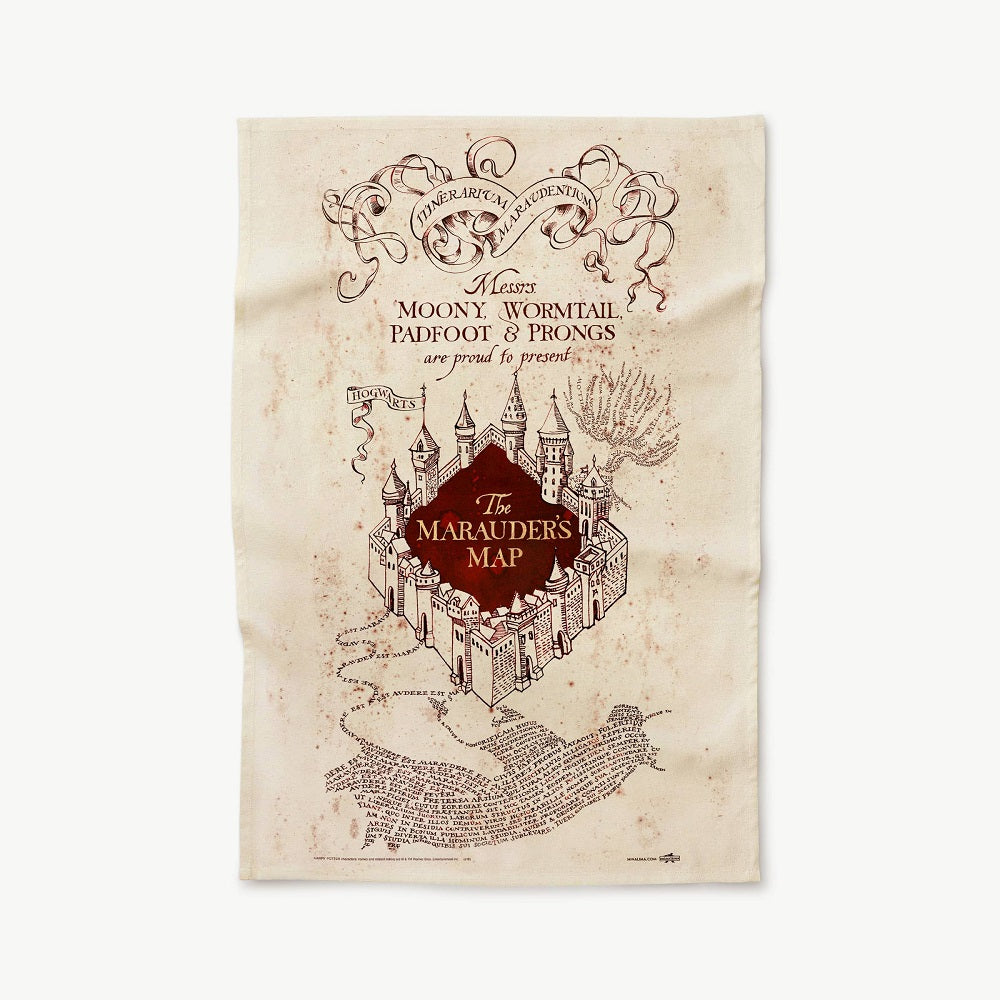 Marauders Map Tea Towel
