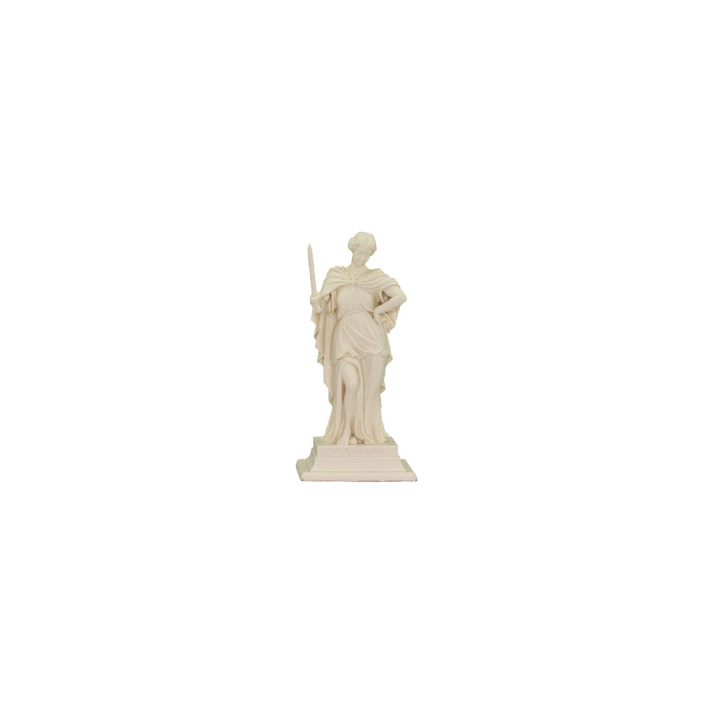 Melpomene, Greek Goddess of Tragedy, small statue