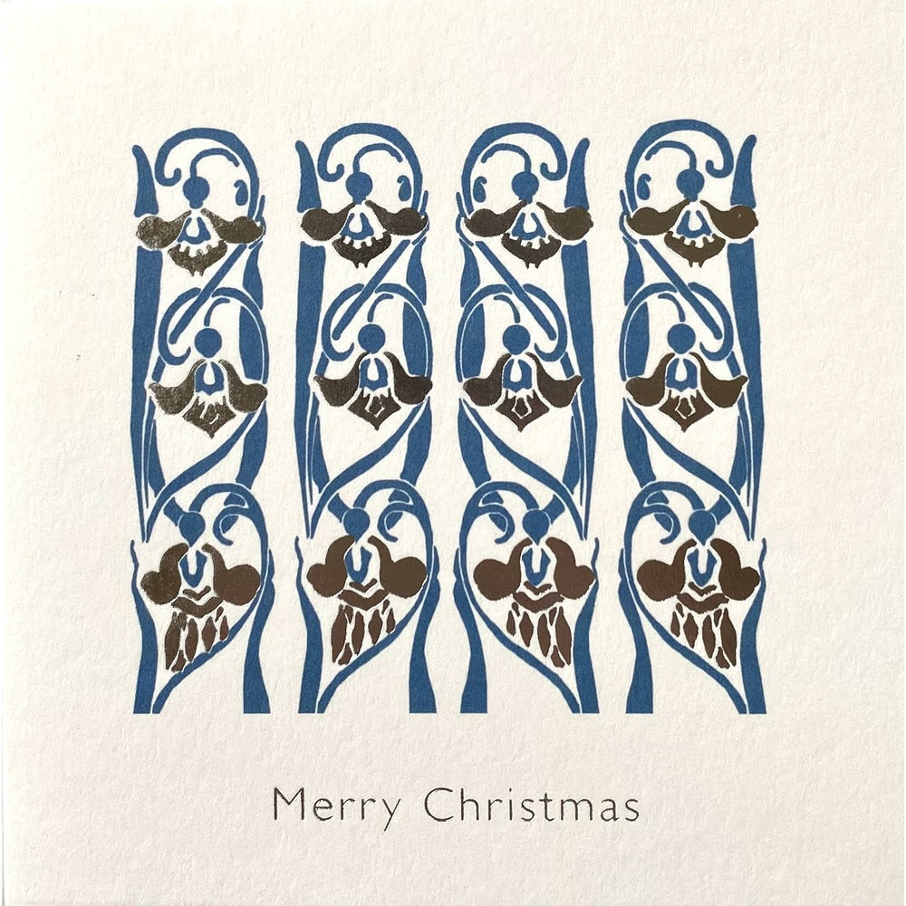 Christmas Snowdrop Foiled Square Christmas Card Pack