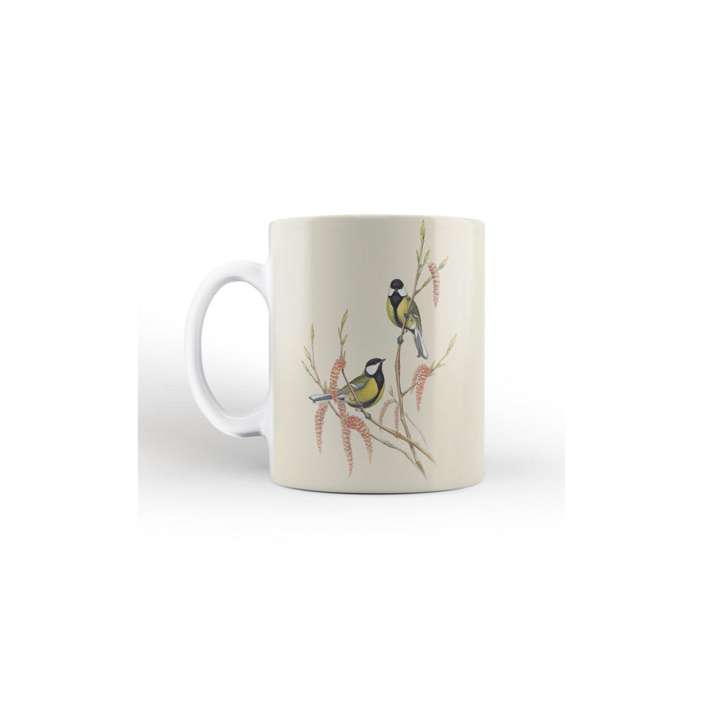 Gould's Great Tit Earthenware Mug