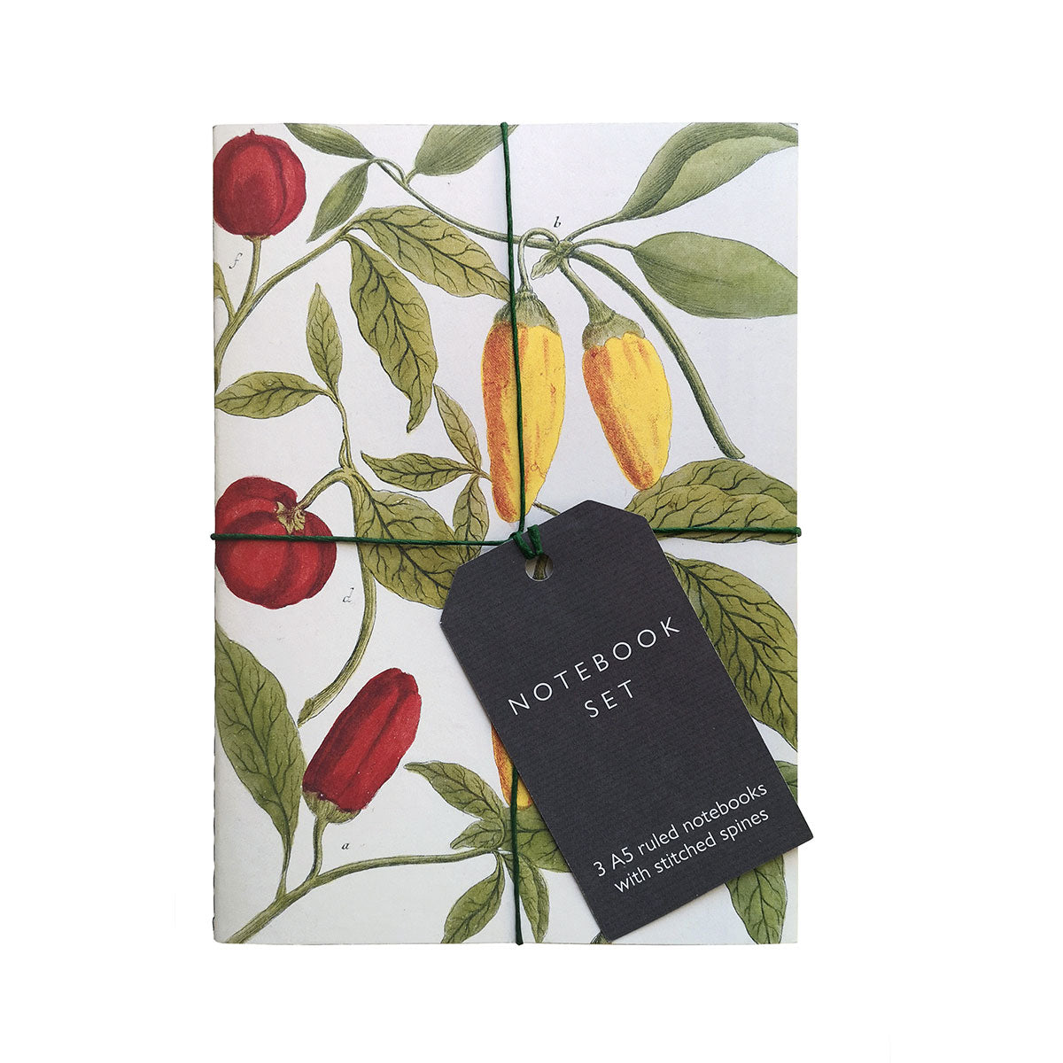 Botanical Art Notebook Set - Lemon, Chillis and Apples