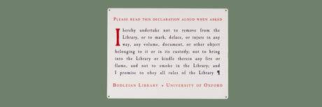 Bodleian Oath