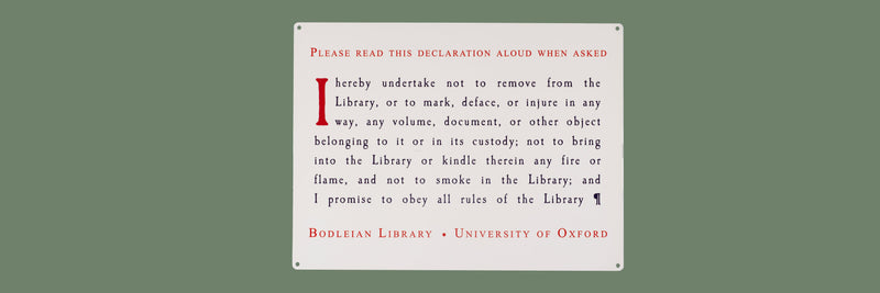 Bodleian Oath