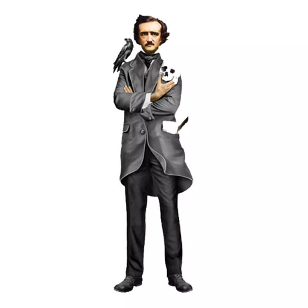 Quotable Notables Edgar Allen Poe Greetings Card