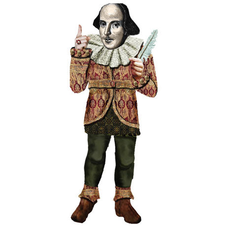 Quotable Notables Shakespeare Greetings Card