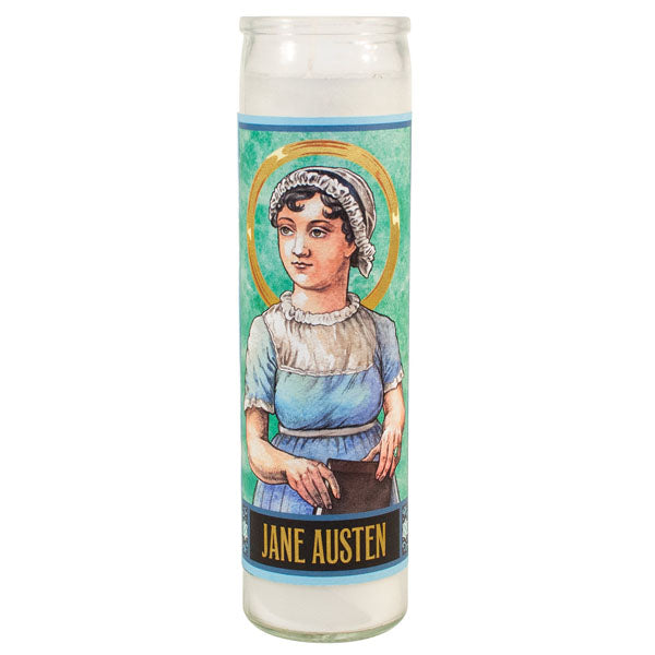 Jane Austen Secular Saints Candle