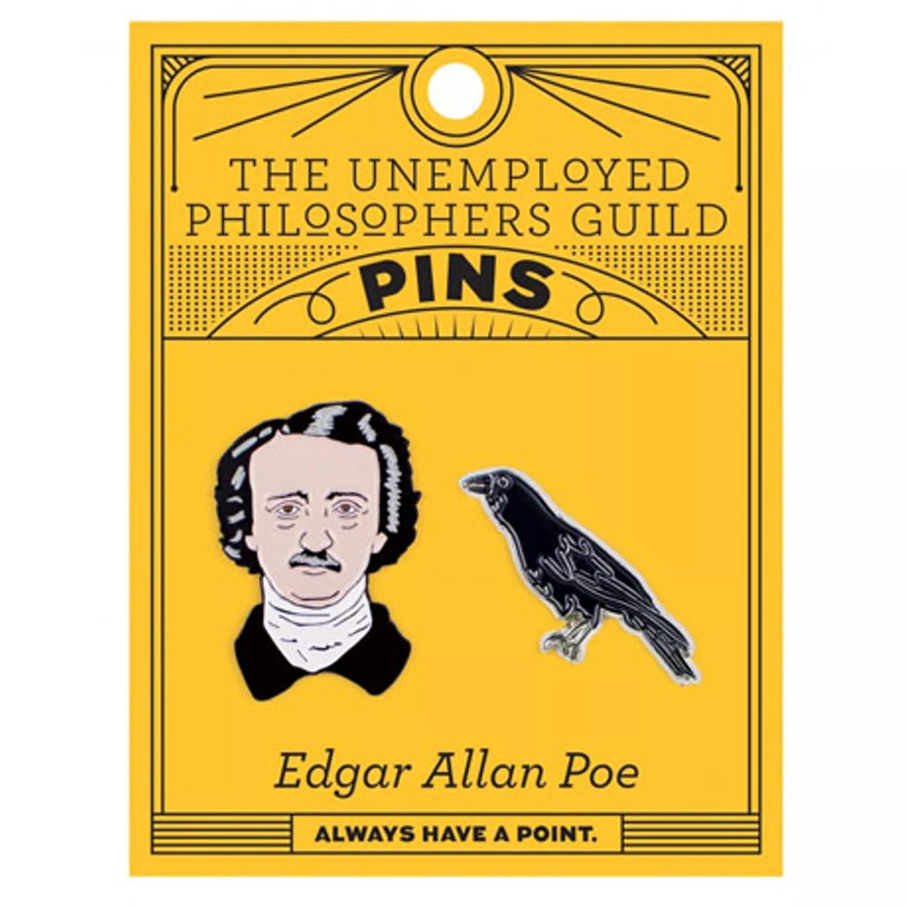 Poe & Raven Pin Badge Set