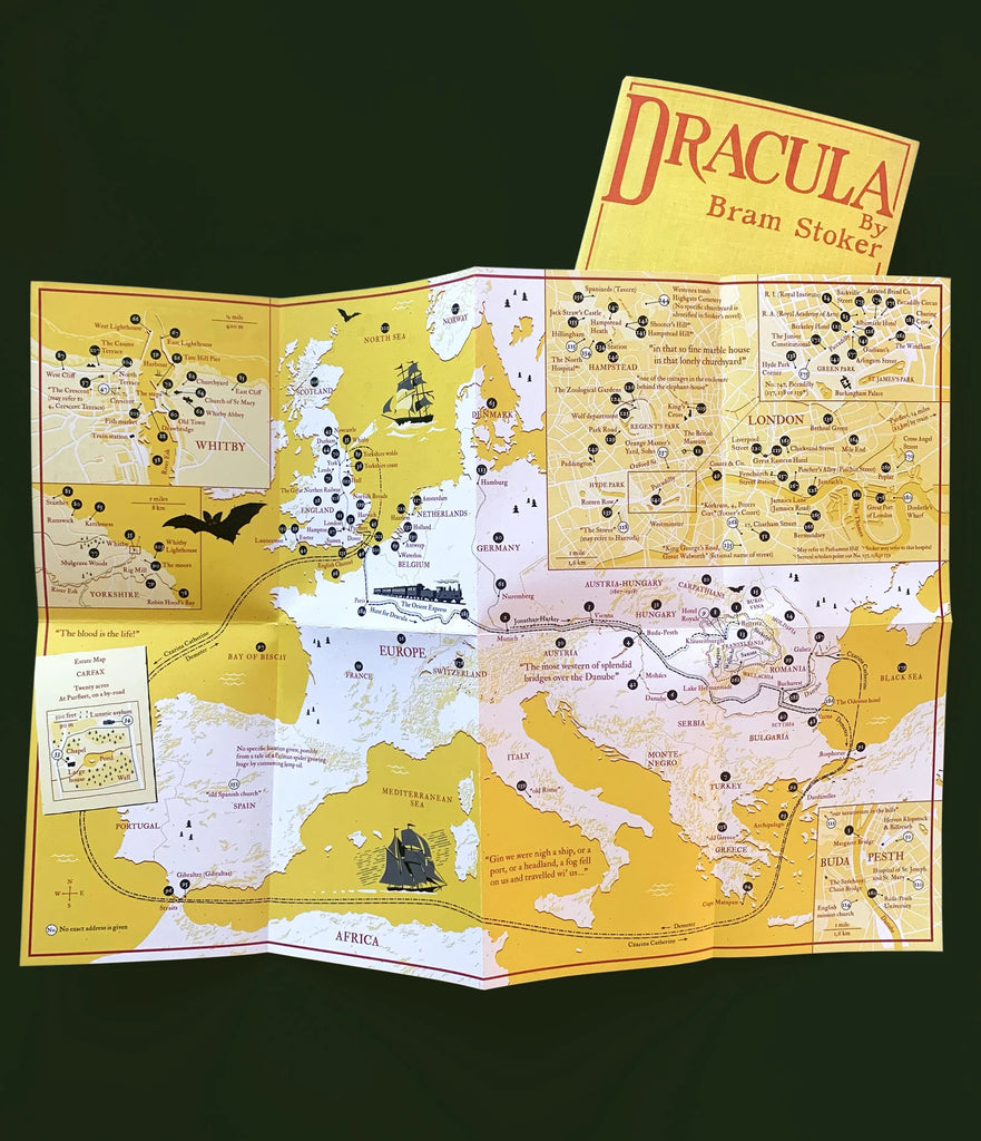 Bram Stoker Dracula Map