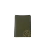 Library Stamp A4 Leather Notebook Cover - Green