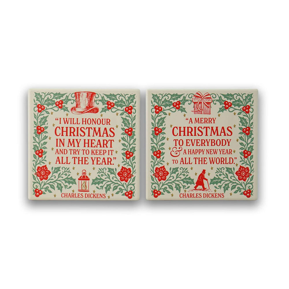 A Christmas Carol Coaster Set