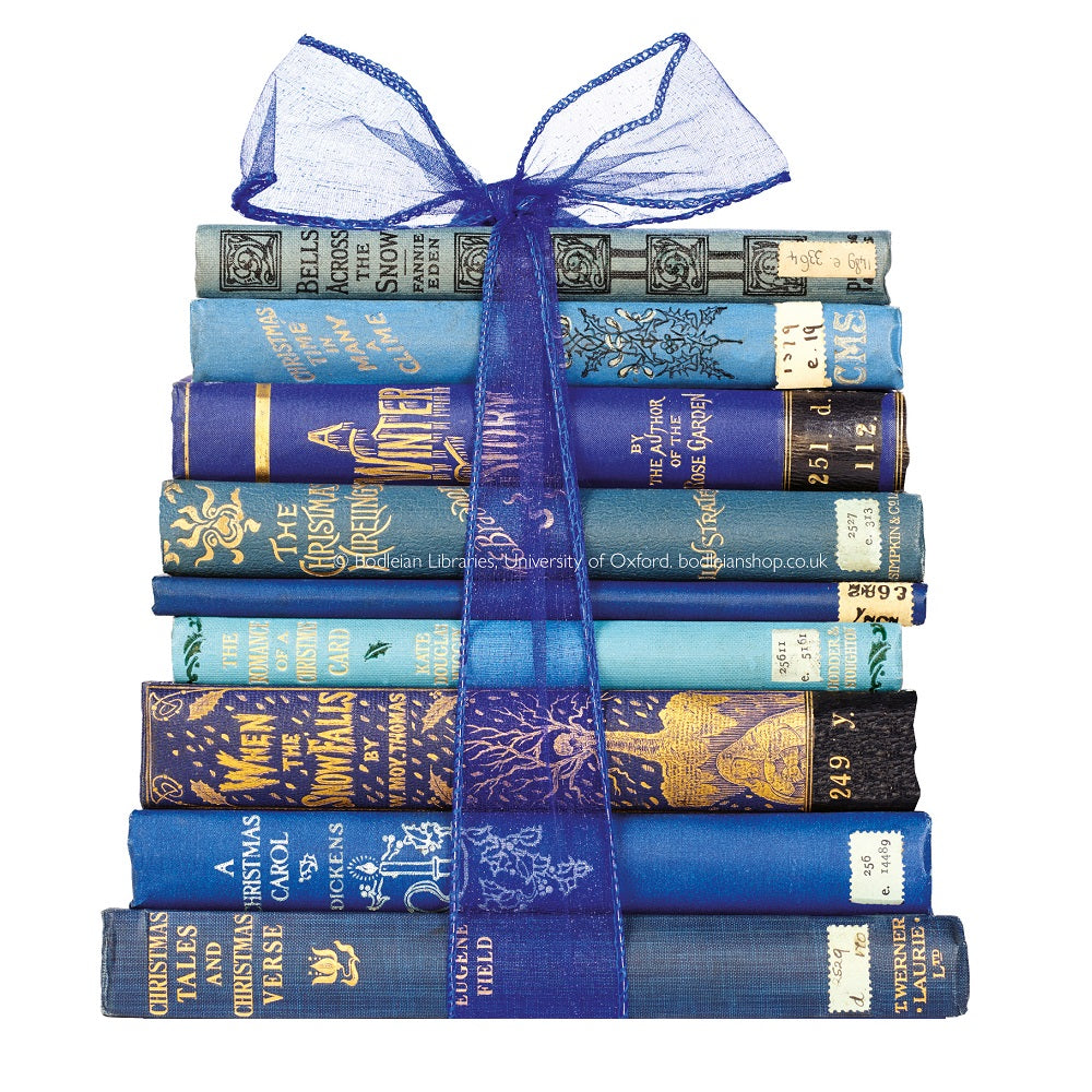 'A Reader's Gift' Christmas Card Pack in Blue