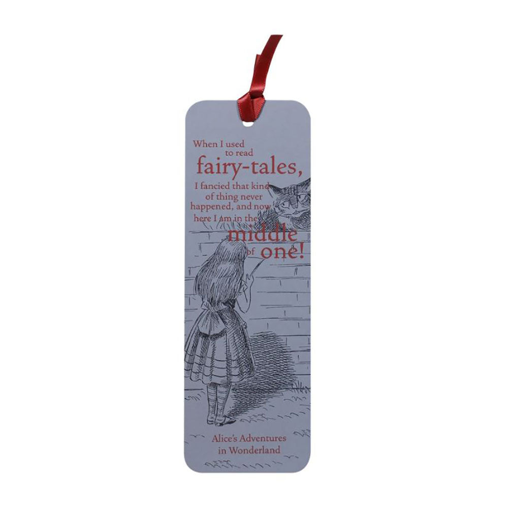 Alice in Wonderland Paper Bookmark