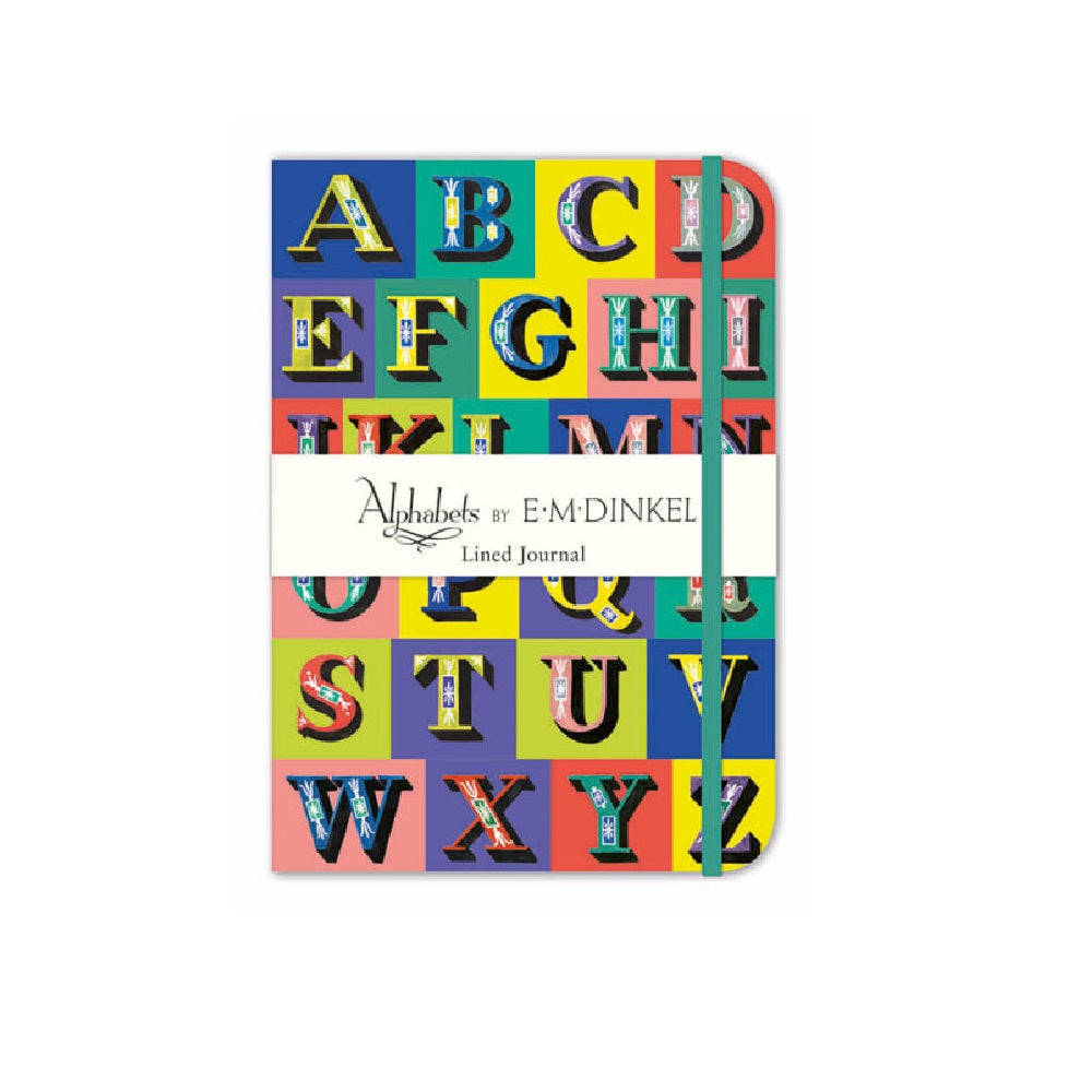 'Alphabets' Lined Notebook