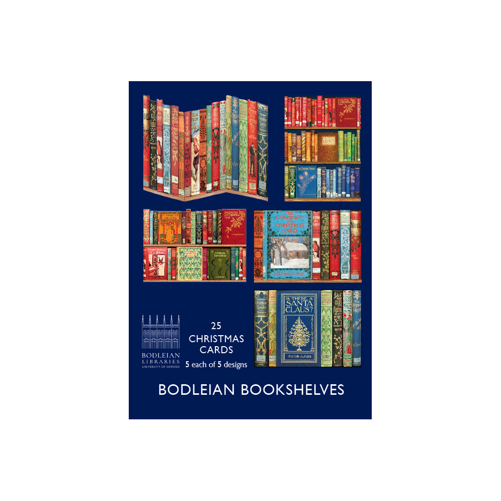 Bodleian Bookspines Christmas Card Bumper Pack