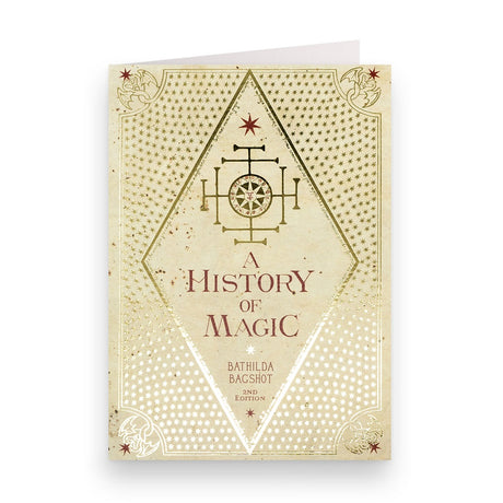 A History of Magic Foiled Notecard