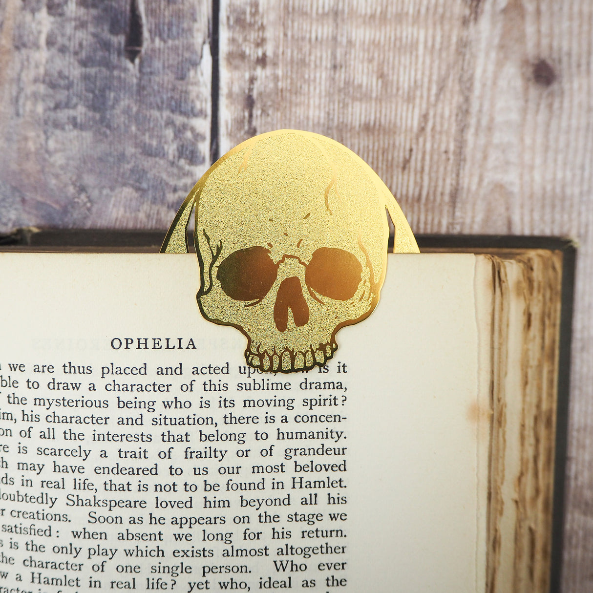 Hamlet Brass Bookmark