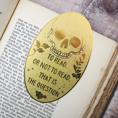 Hamlet Brass Bookmark