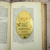 Hamlet Brass Bookmark