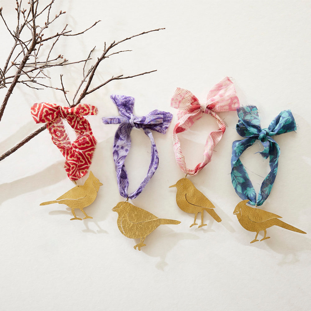 Brass Robin Decoration