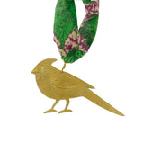 Brass Blue Jay Decoration