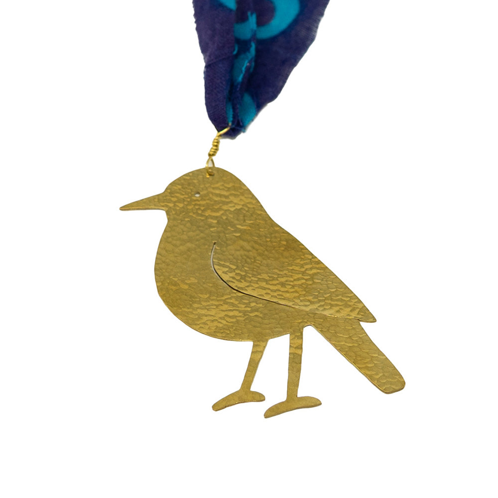 Brass Robin Decoration