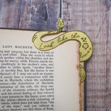 Lady Macbeth Brass Bookmark