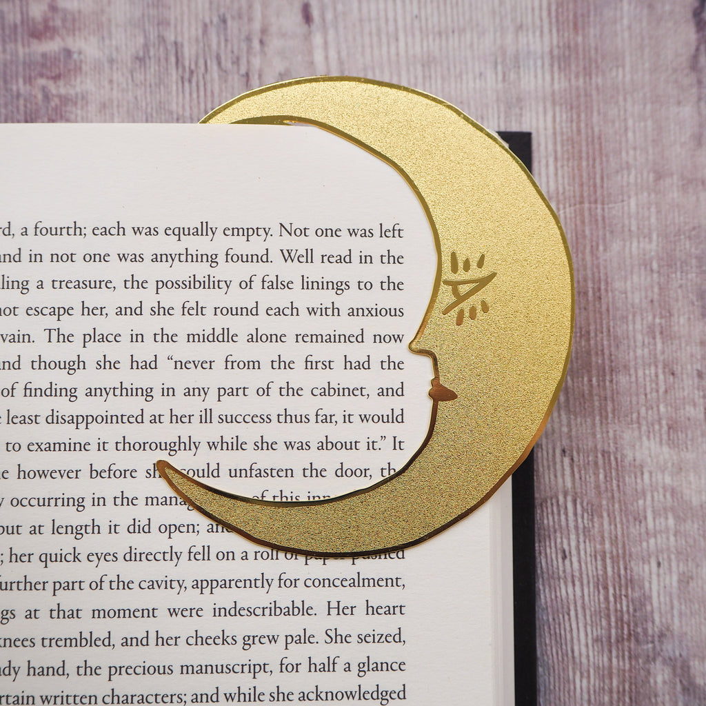 Midnight Readers Brass Bookmark
