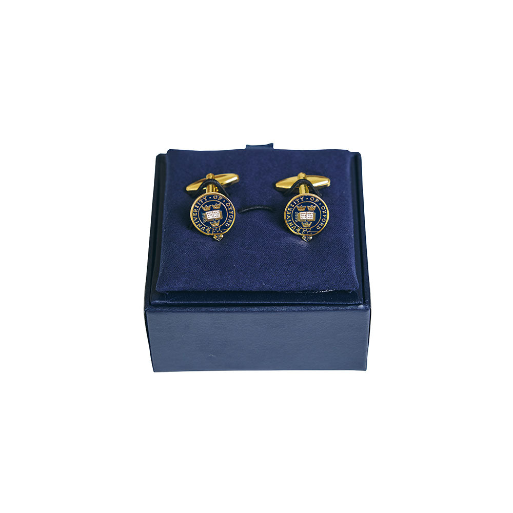 University of Oxford Gold Crest Cufflinks