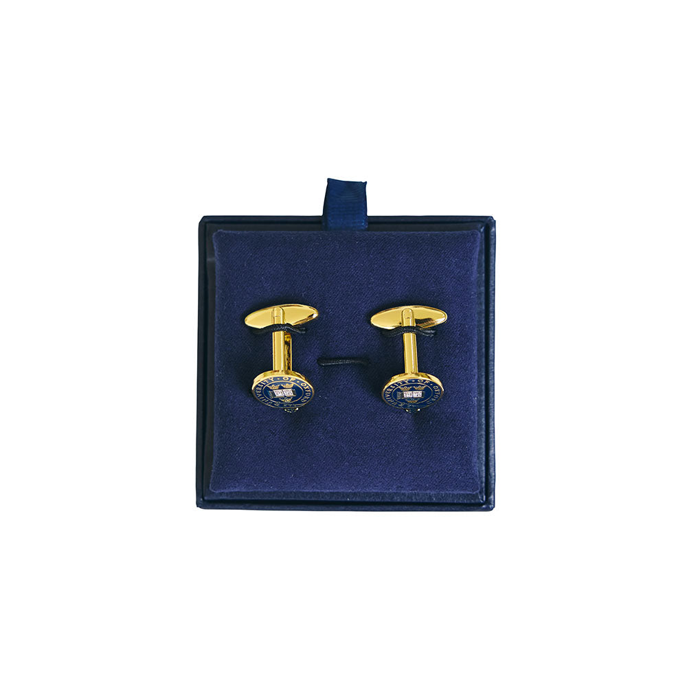 University of Oxford Gold Crest Cufflinks