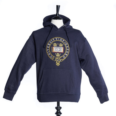 Classic Full Colour Embroidered Crest Hoodie