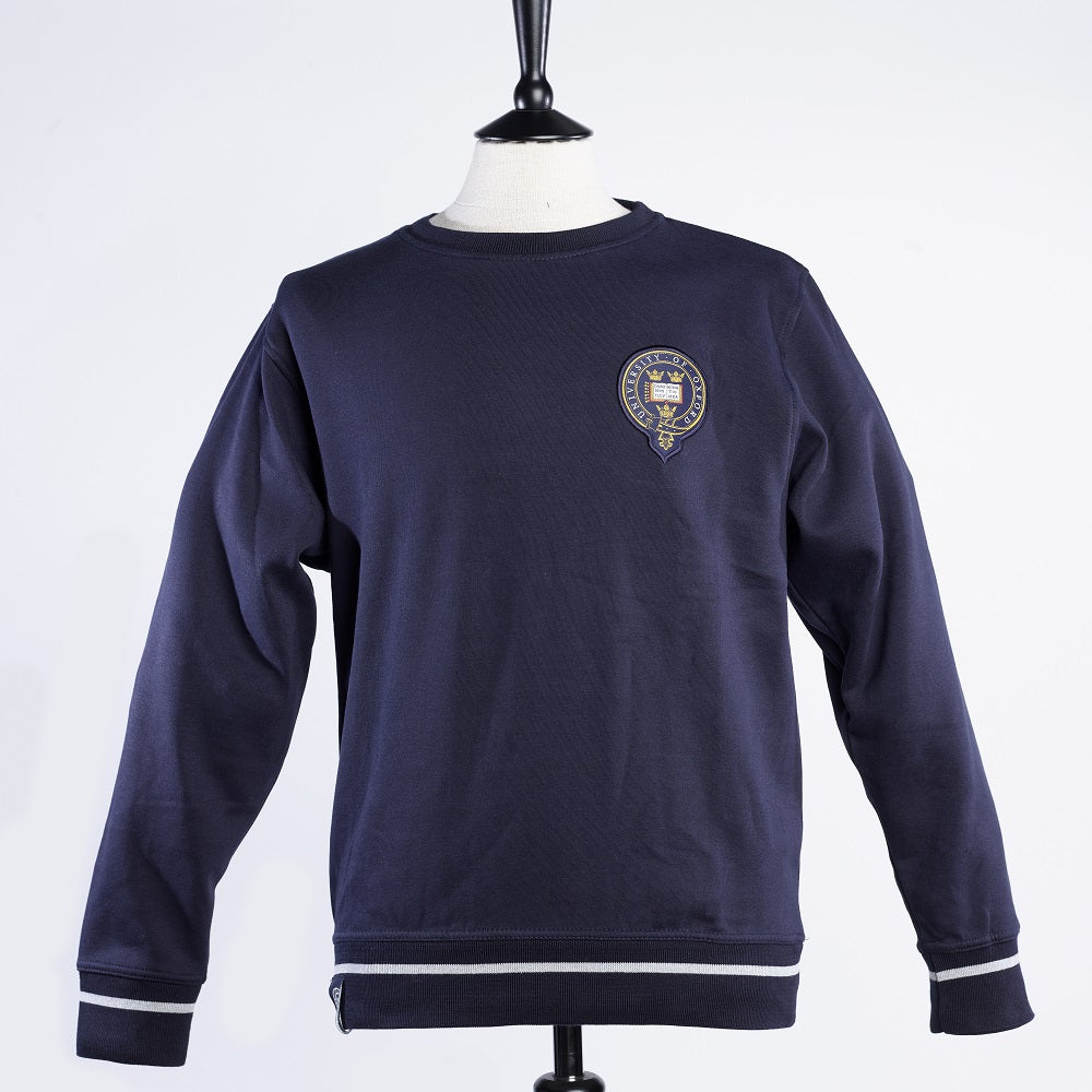 Classic Embroidered Crest Sweatshirt