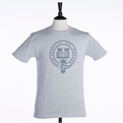 Classic Large Crest T-Shirt - Marl Grey