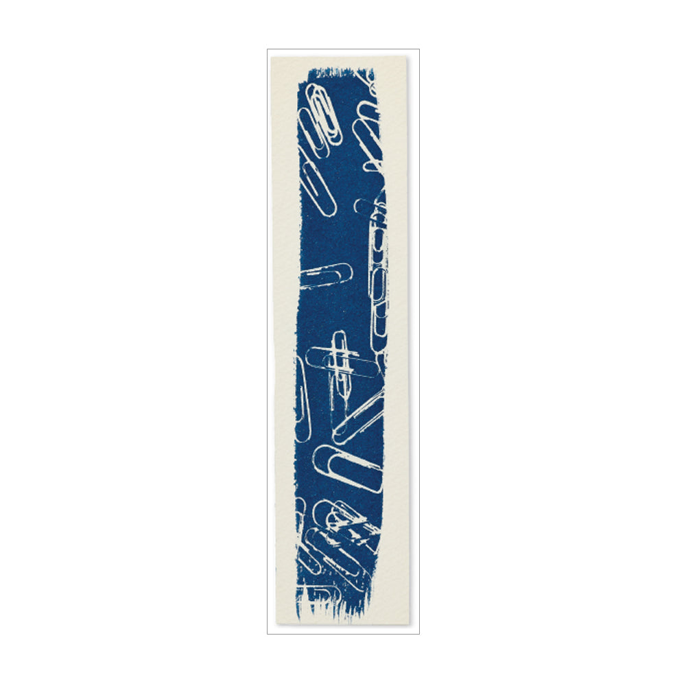 Paperclips Cyanotype Bookmark