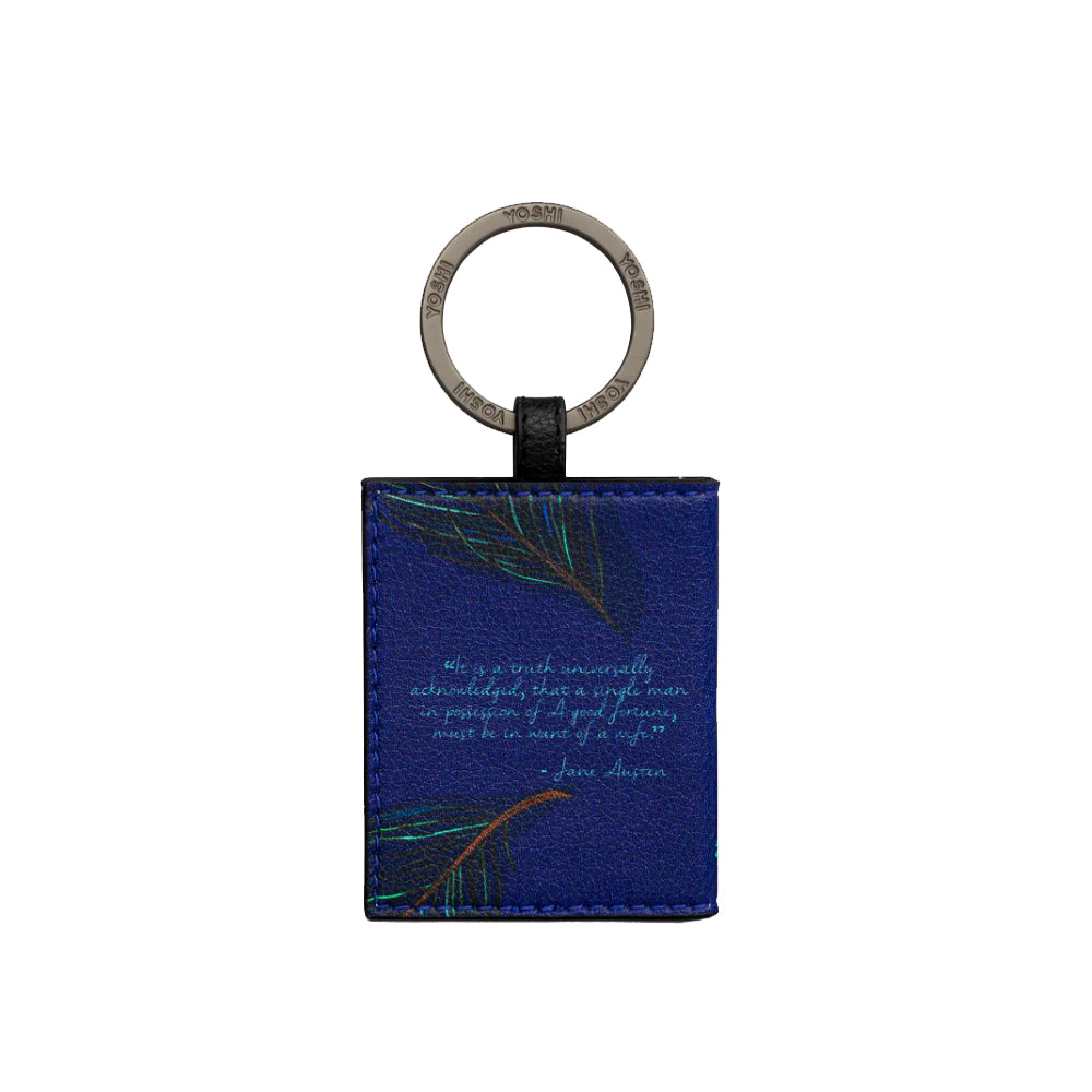 Pride and Prejudice Vegan Leather Keyring