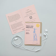 Audiobook in a Card: Pride And Prejudice by Jane Austen