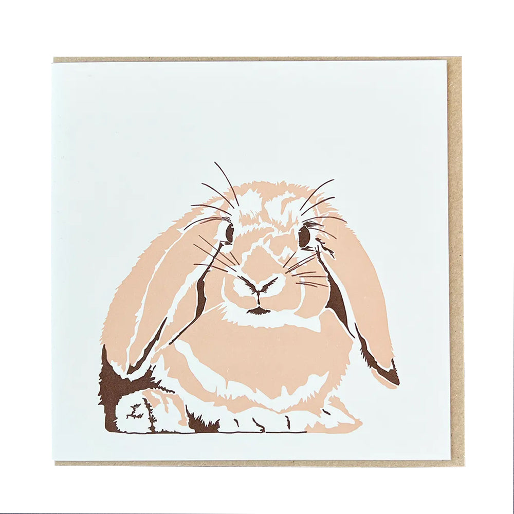 Rabbit Greetings Card