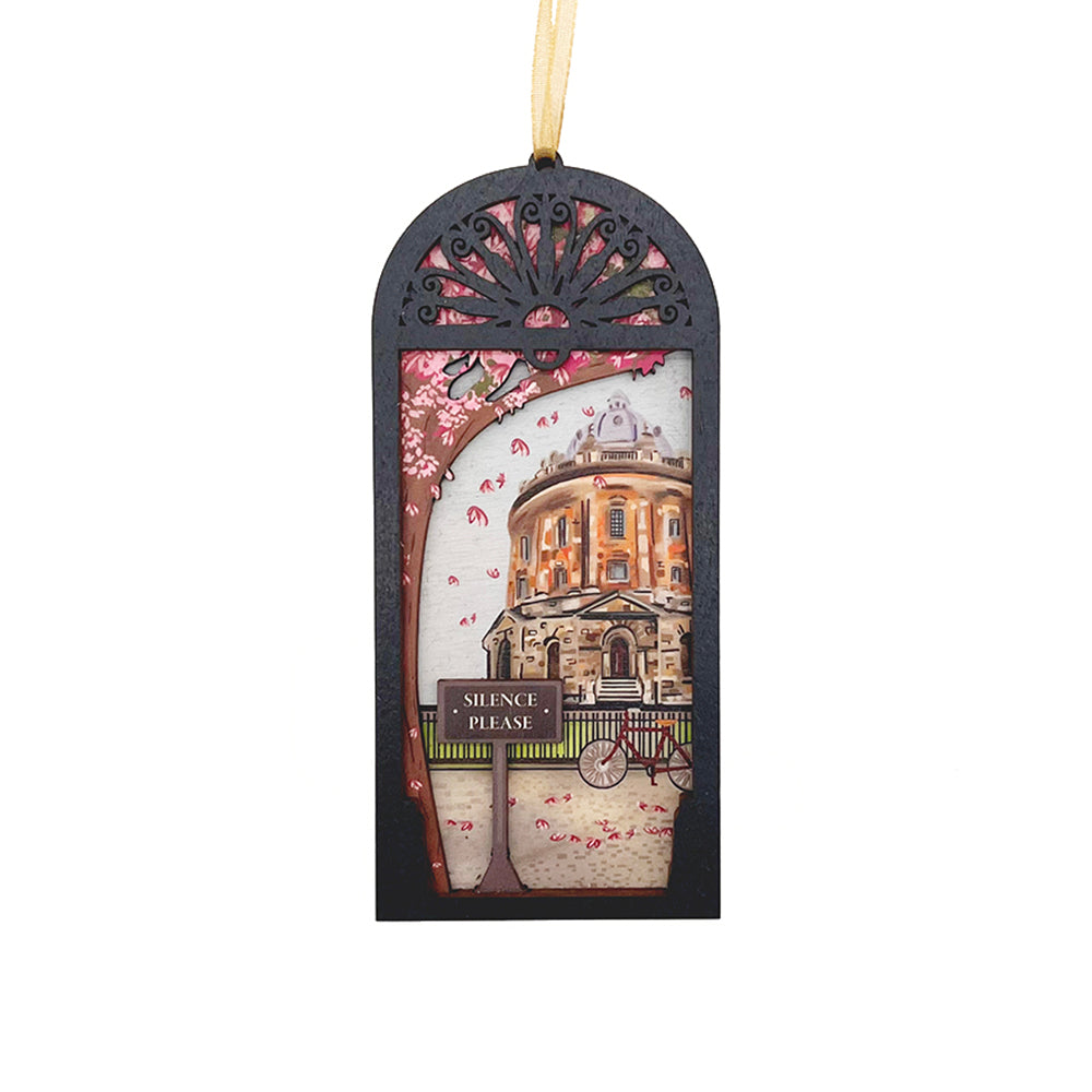 Radcliffe Camera with Magnolia Wooden Decoration