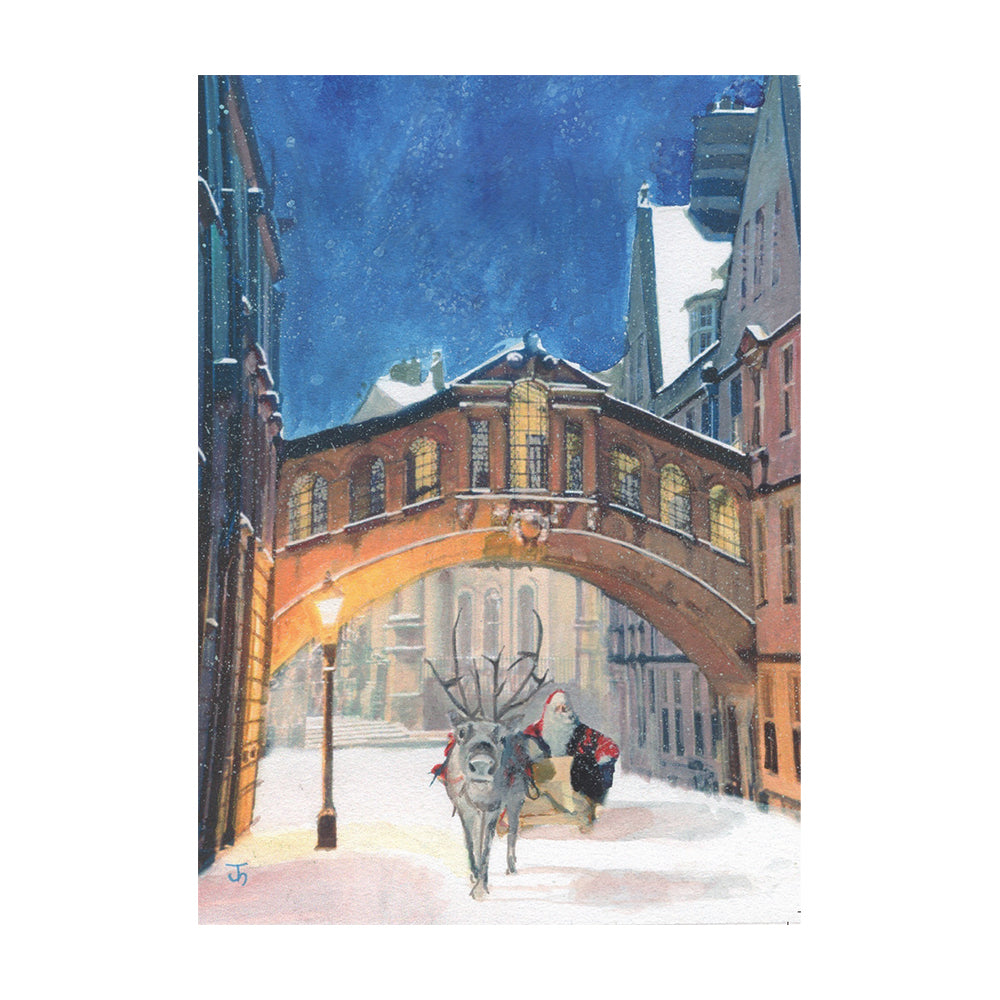 Santa Under the Bridge of Sighs