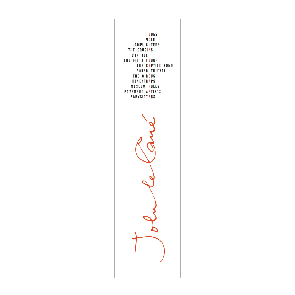 Spy Terminology in White Bookmark