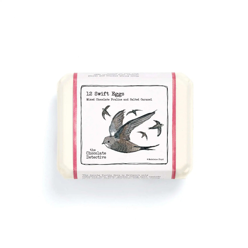 12 Chocolate Swift Eggs