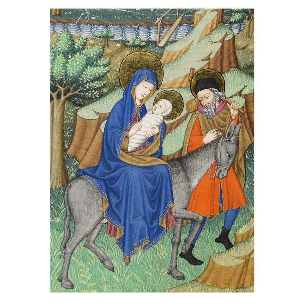 'The Holy Family and their donkey' Christmas Card Pack