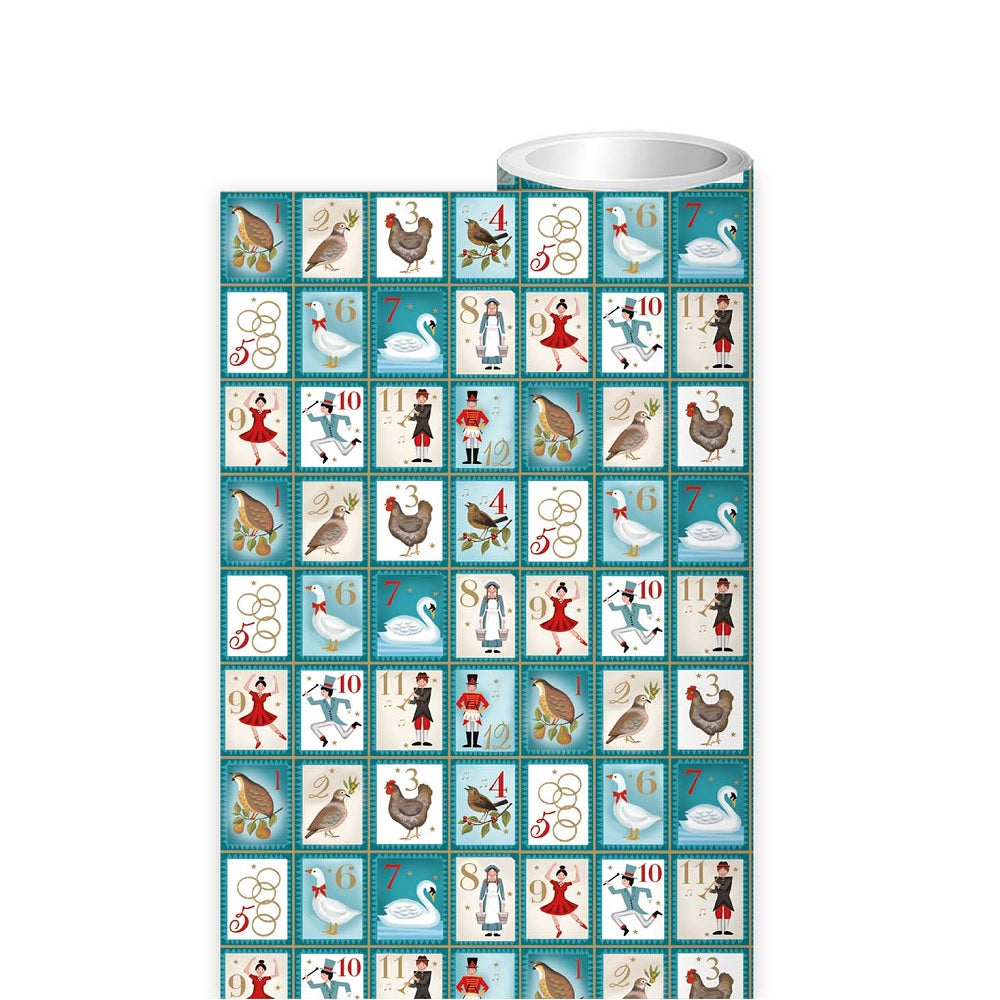 Twelve Days of Christmas Wrapping Paper