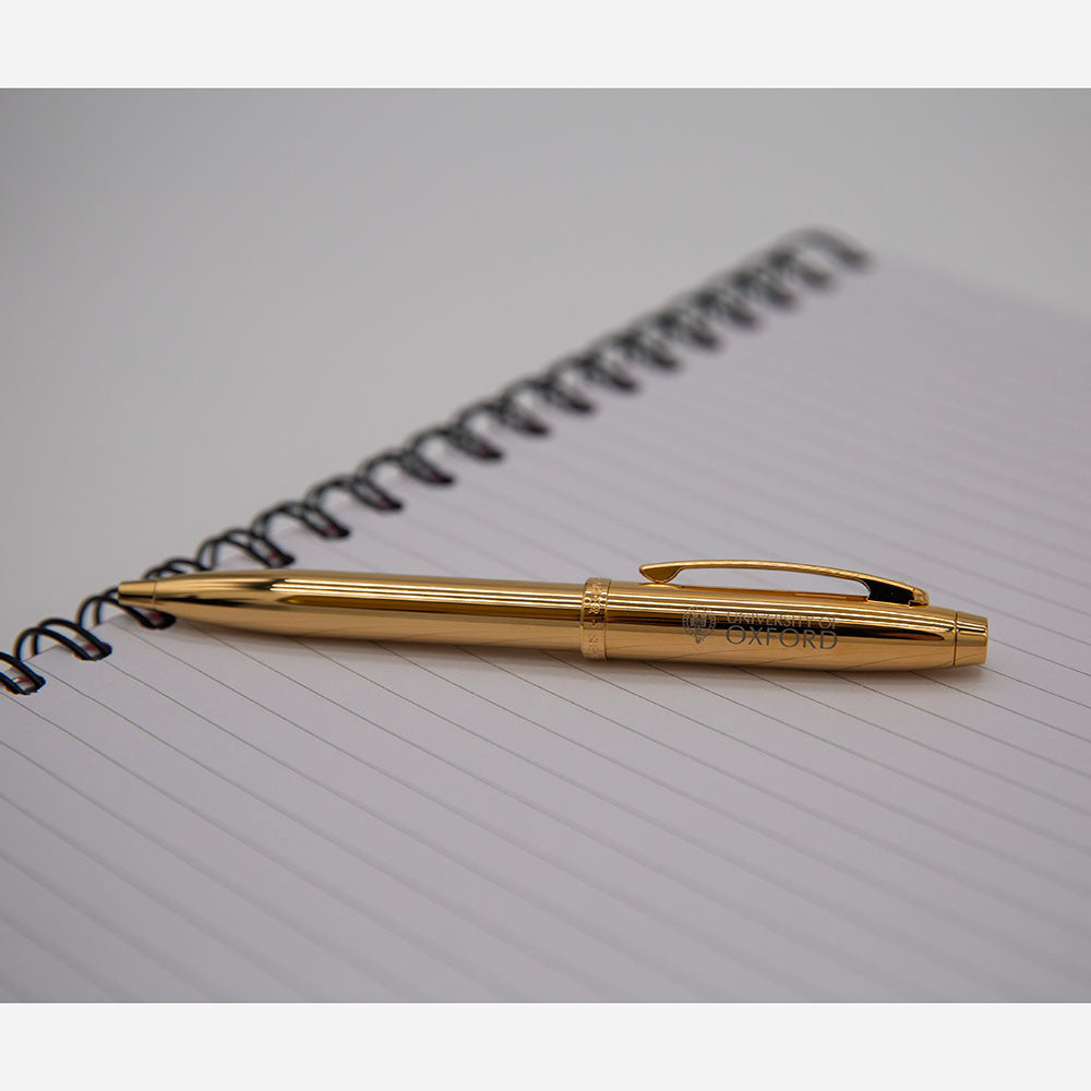 University of Oxford Gold Engraved Pen