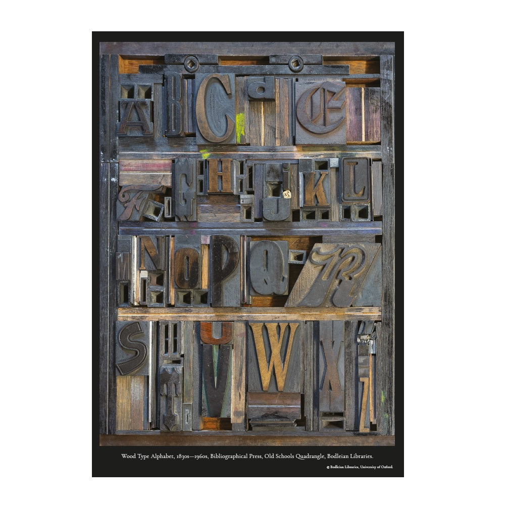 Wood Type Alphabet Photographic Print